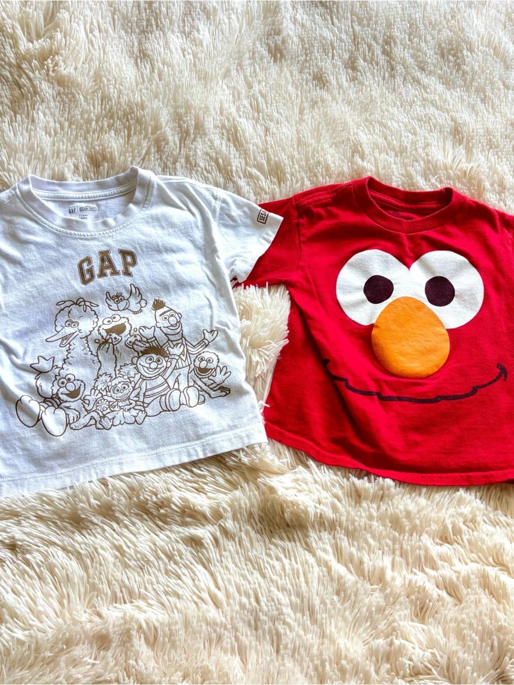 GAP and Sesame Street Graphic Tees size 2T